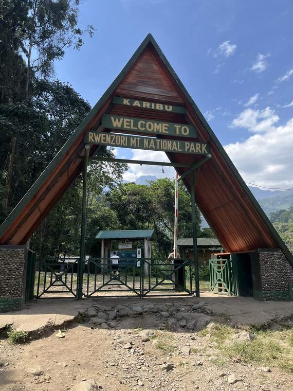 Rwenzori Mountains National Park gate